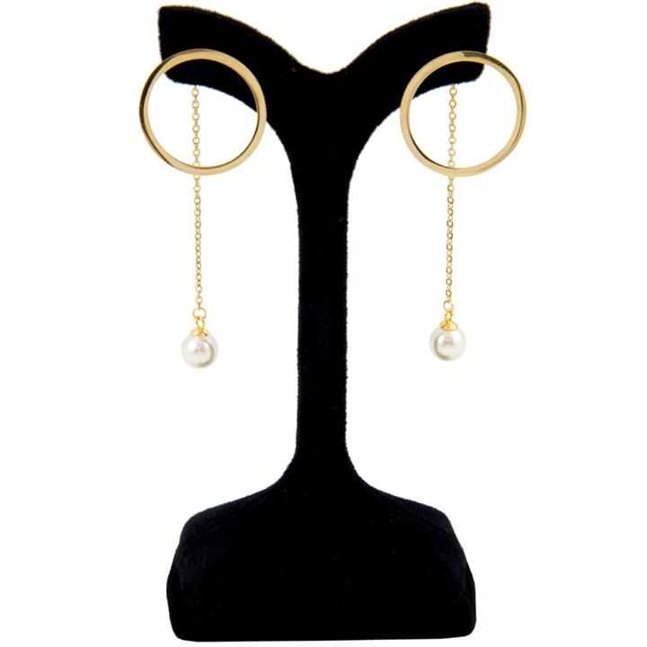 گوشواره بهارگالری مدل آویز مروارید